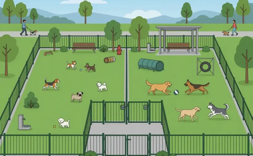 에너자이저 시바견 베니를 위한 강아지 운동장 선택 기준 3가지