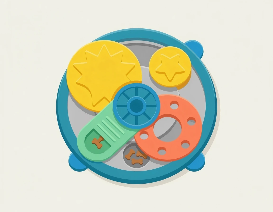 스트레스 해소에 좋은 강아지 노즈워크 퍼즐 장난감