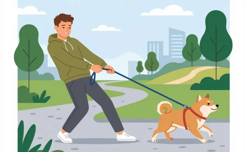3가지 팁! 강아지 산책 당기는 버릇 교정 및 앞섬 방지 하네스 장단점