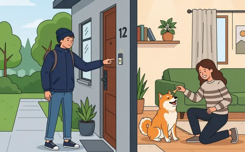 강아지 초인종 짖음 훈련 3단계 완벽 해결법