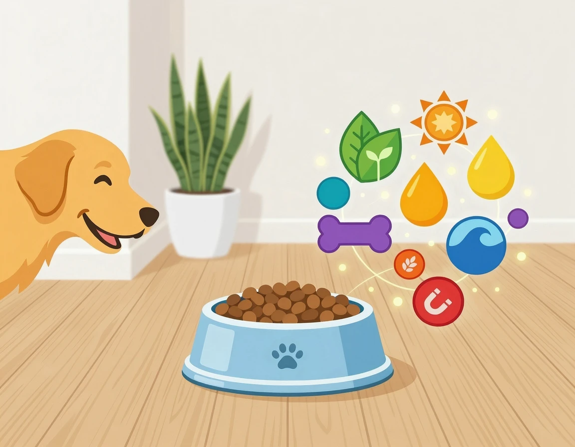 사료와 부족한 비타민 영양소