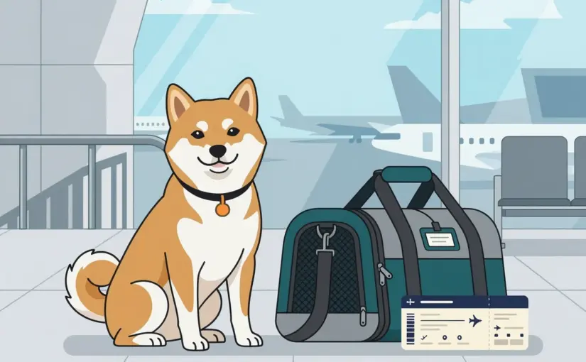시바견 베니와 함께한 강아지 비행기 탑승 꿀팁 4가지